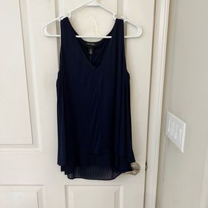 NWT White House Black Market - navy blue tank top